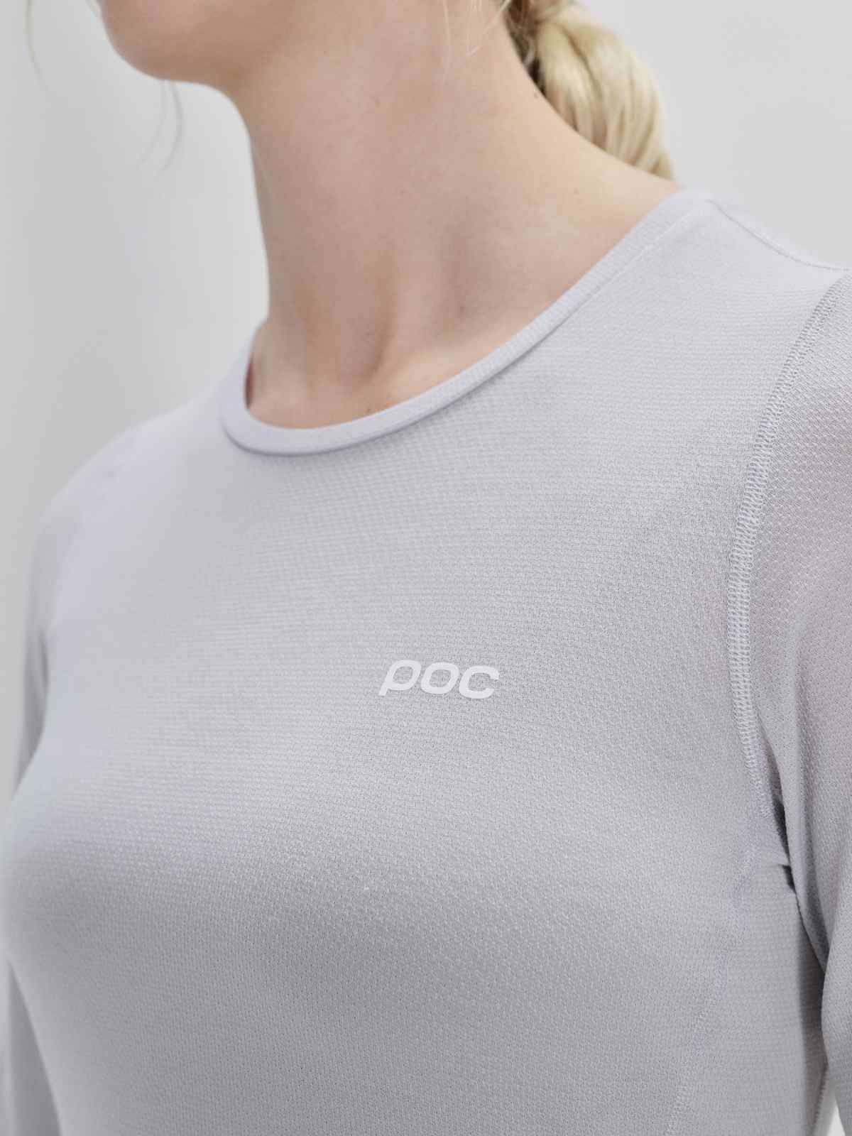 Koszulka damska POC W's Layer Mid L/S Jersey szary