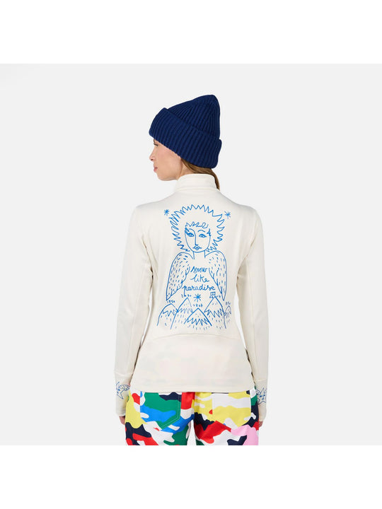 Bluza damska ROSSIGNOL W JCC CLIMI JKT biały
