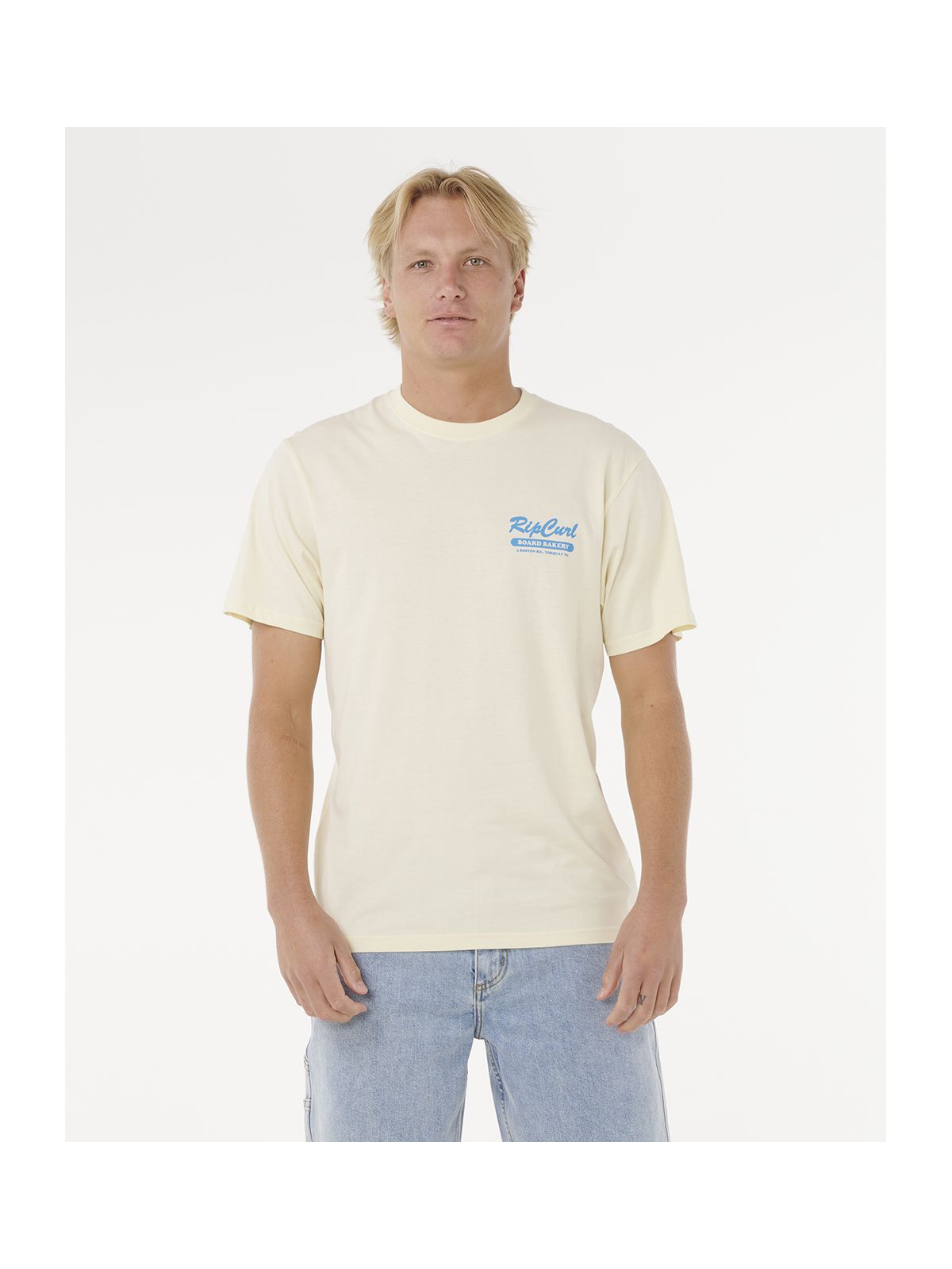 Koszulka RIP CURL BOARD BAKERY TEE żółta