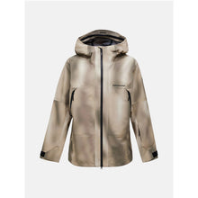 Kurtka narciarska męska PEAK PERFORMANCE Edge HIPE 3L AOP Shell Jacket bezowy
