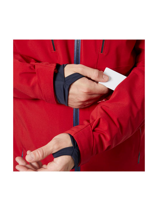 Kurtka narciarska męska HELLY HANSEN ALPHA 4.0 JACKET czerwona
