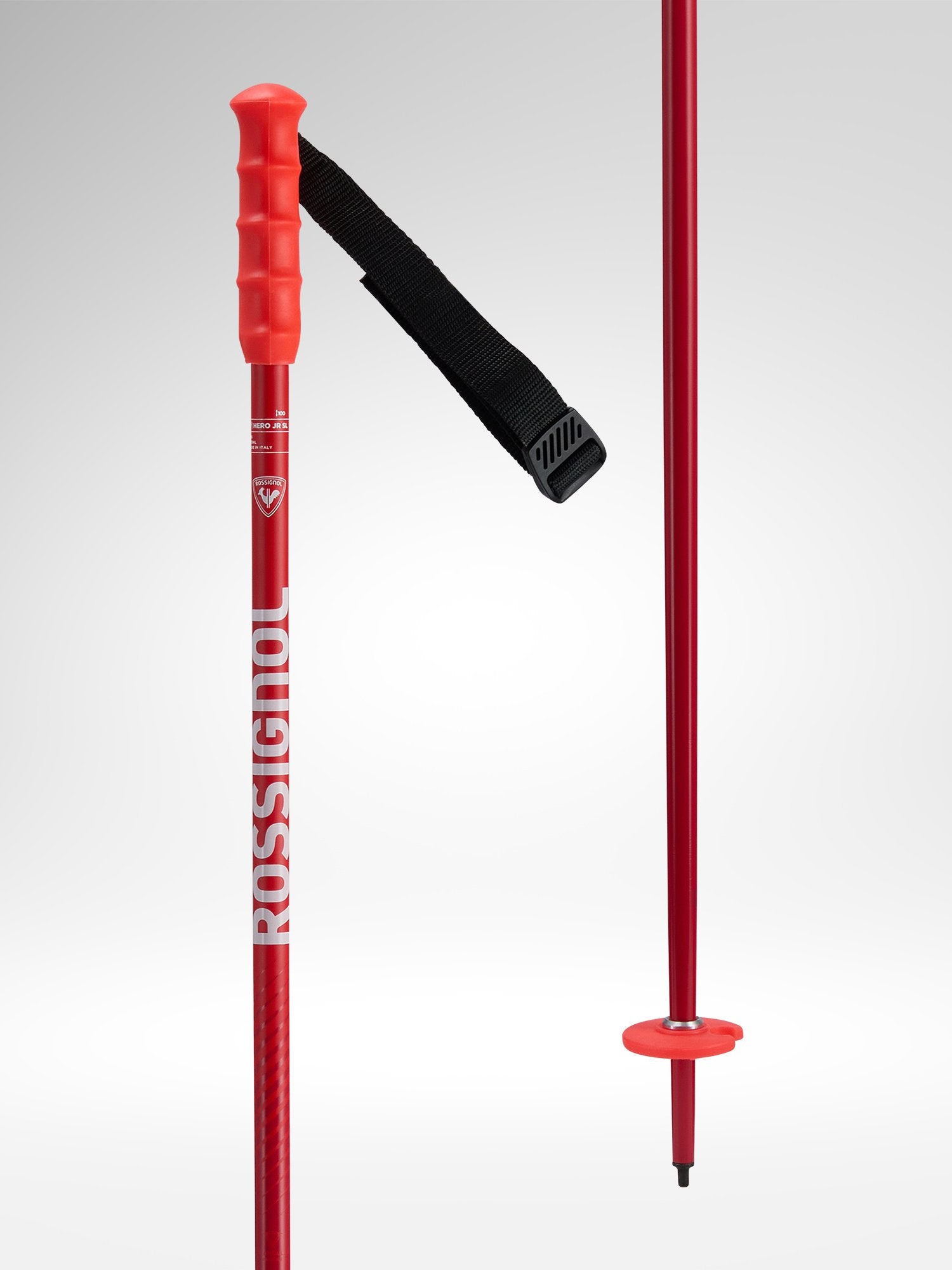 Kije narciarskie dla dzieci ROSSIGNOL Hero SL Jr Red