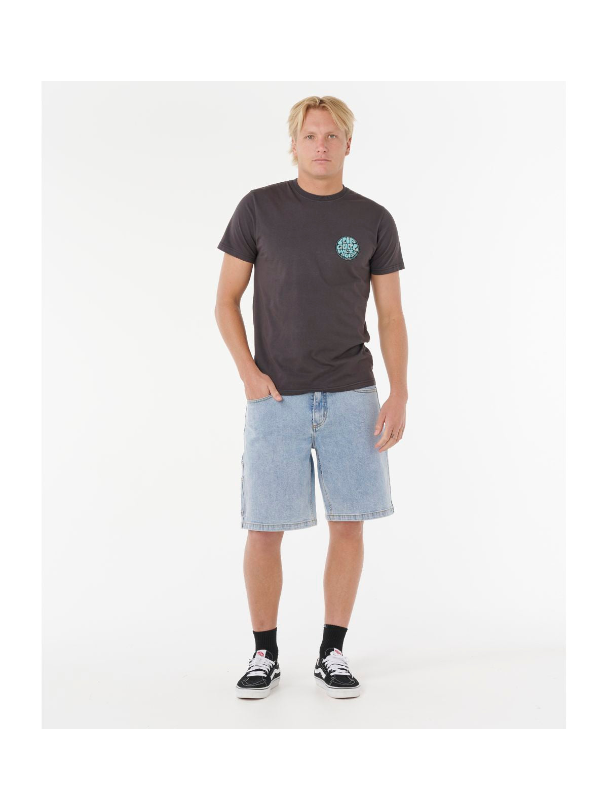 Koszulka RIP CURL WETTIE PASSAGE ICON TEE szara