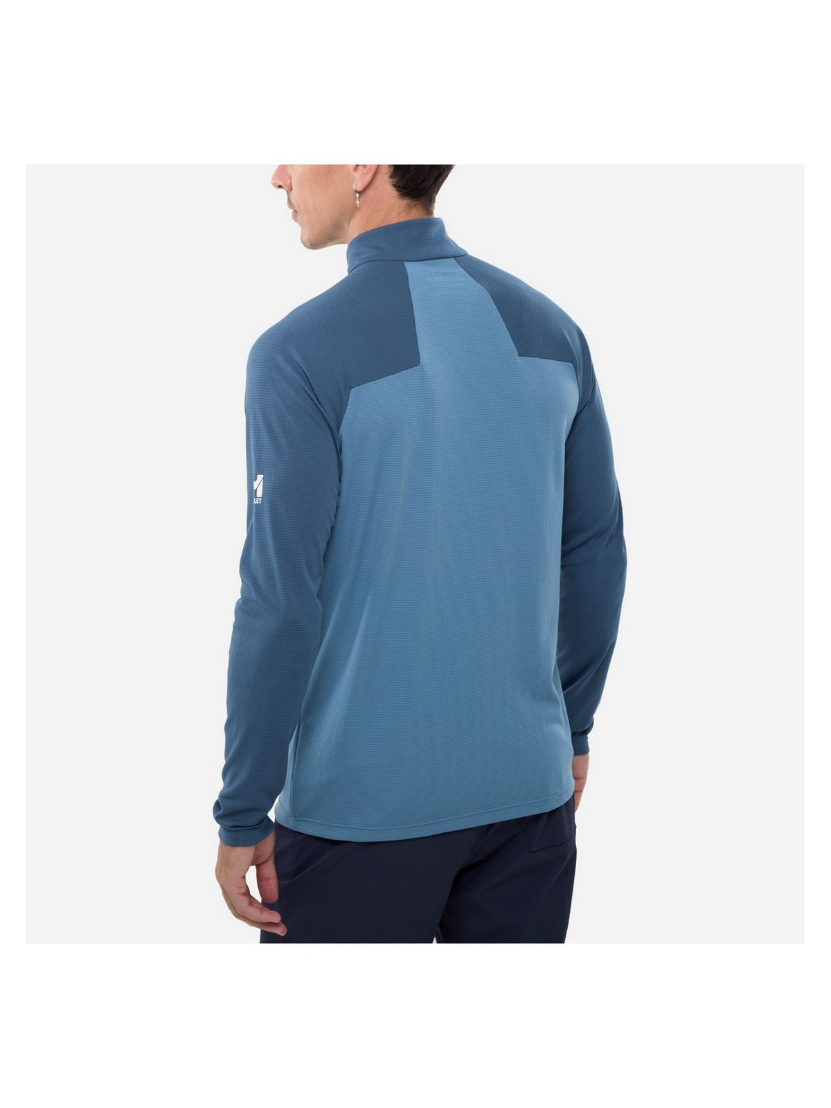 Koszulka męska MILLET Kamet Ts Zip Ls M niebieska