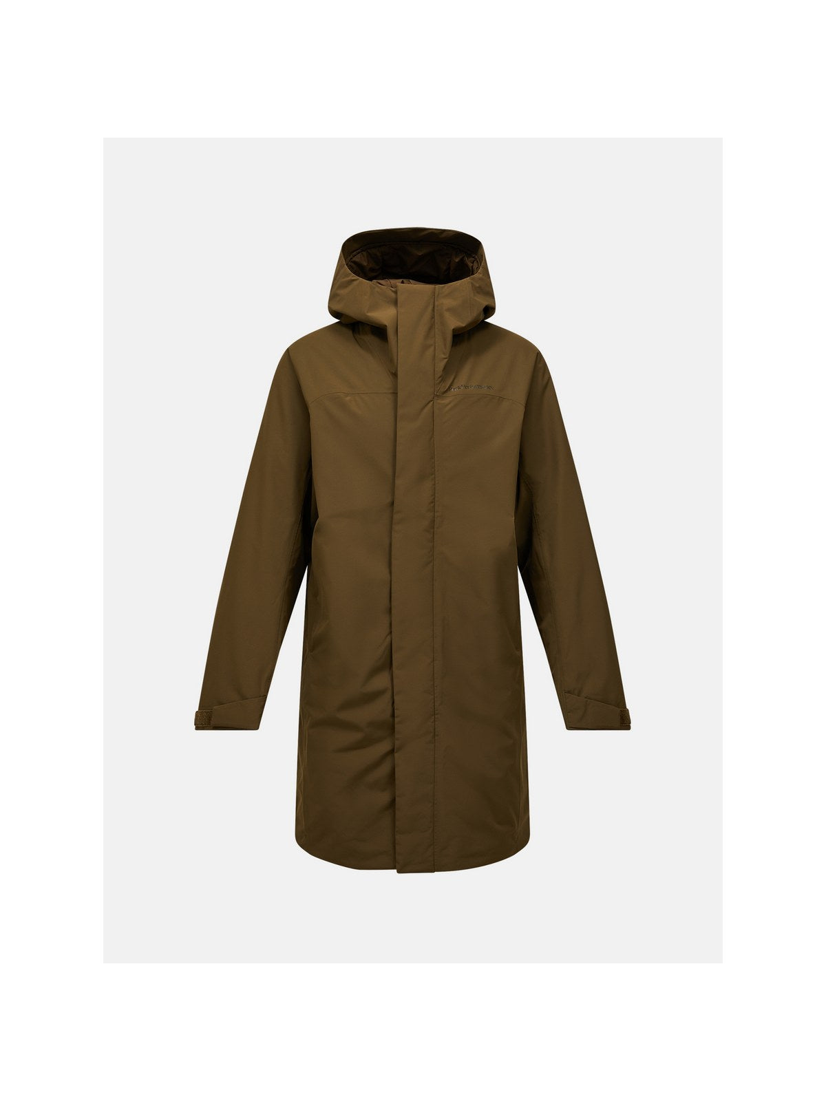 Parka męska PEAK PERFORMANCE Treeline HIPE 2L Insulated Shell Parka brązowa