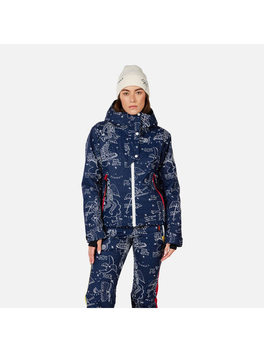 Kurtka narciarska damska ROSSIGNOL W JCC SUBLIM JKT granatowa
