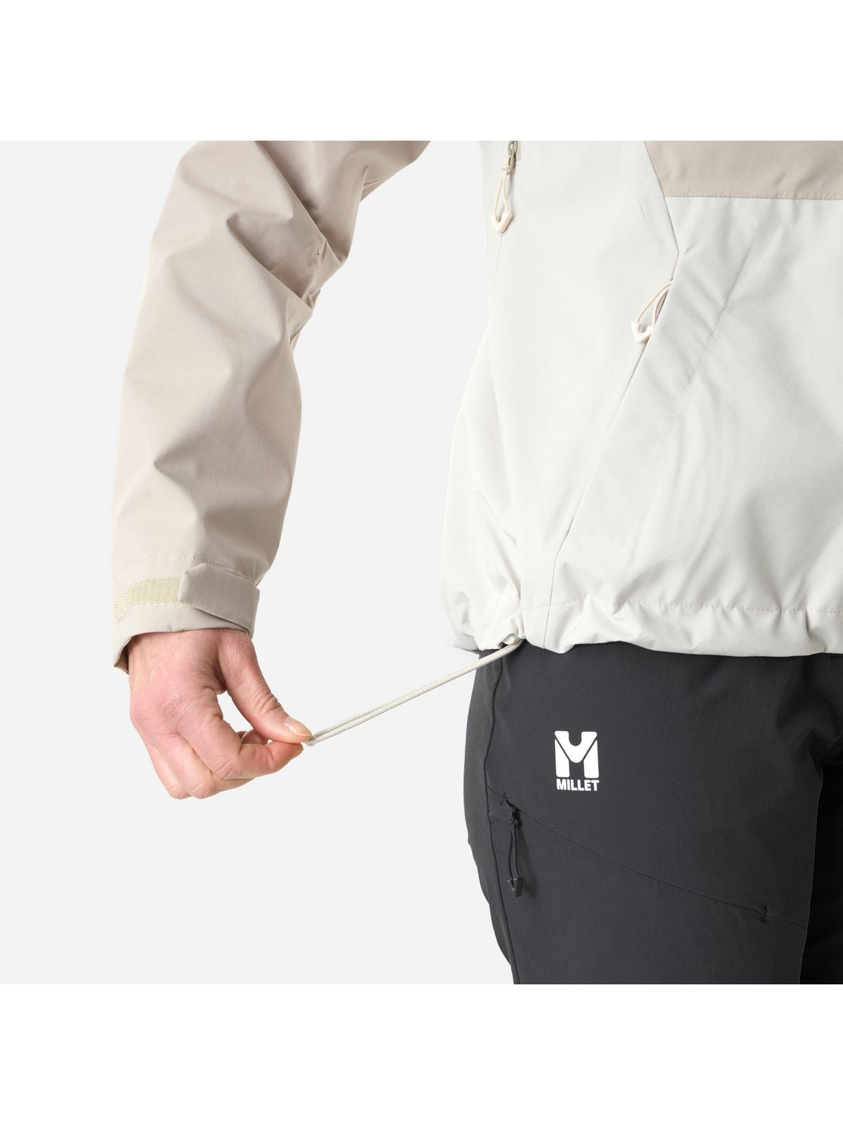 Kurtka damska MILLET W Seneca Storm 3L Jkt W beżowa