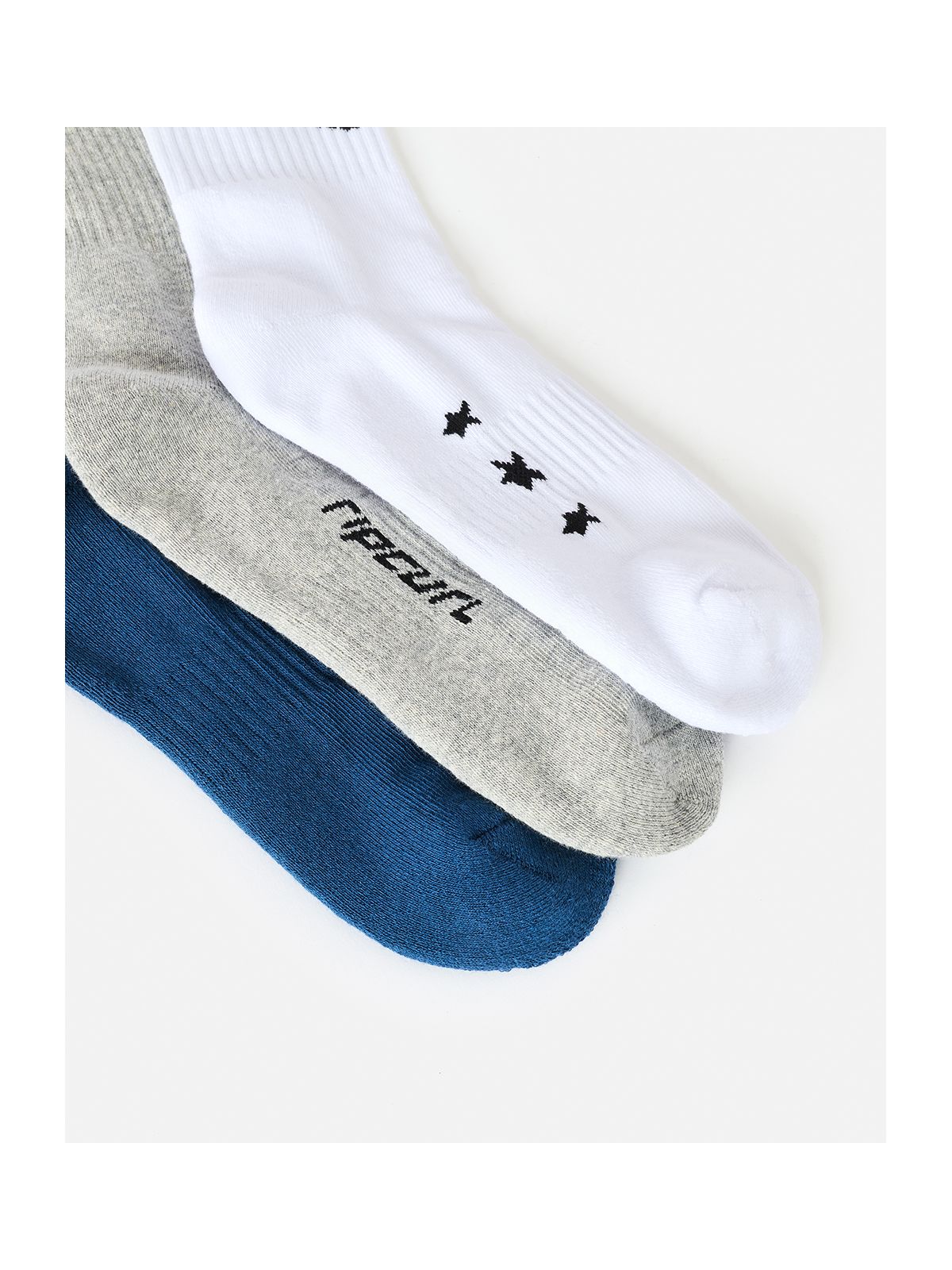 Skarpety męskie RIP CURL Retro Crew Sock 3-Pk szare