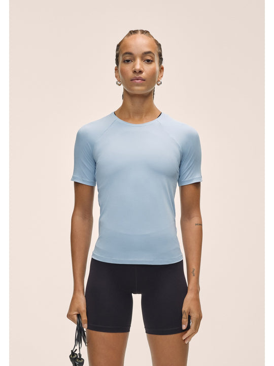 Koszulka treningowa damska CASALL Essential Tee kolor niebieski
