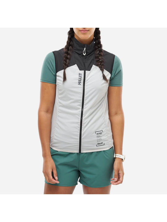 Kamizelka damska MILLET Intense Windbreaker Vest W biało czarny
