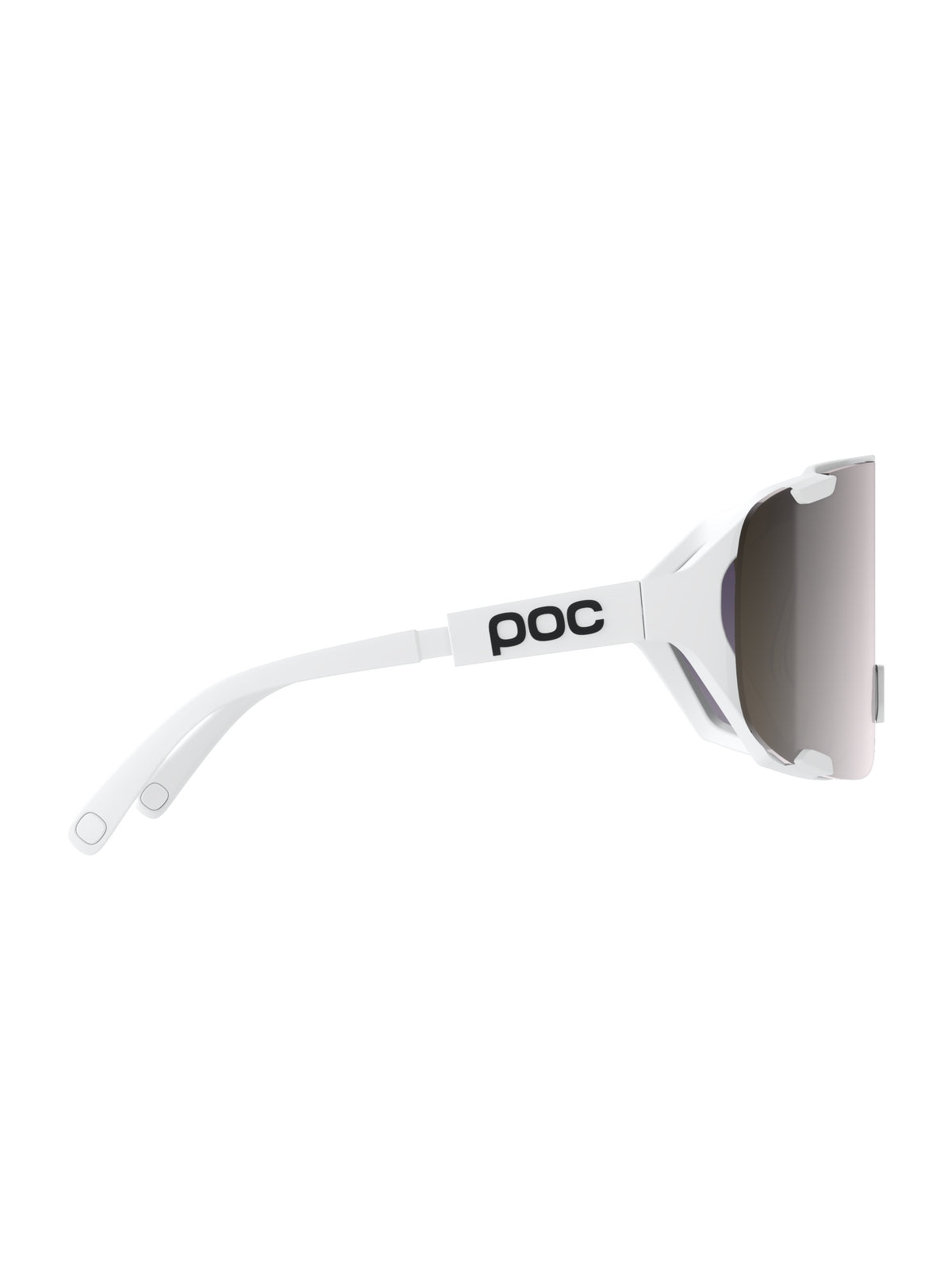 Okulary rowerowe POC Devour Mid biały - Clarity Road/Sunny Silver Cat. 3