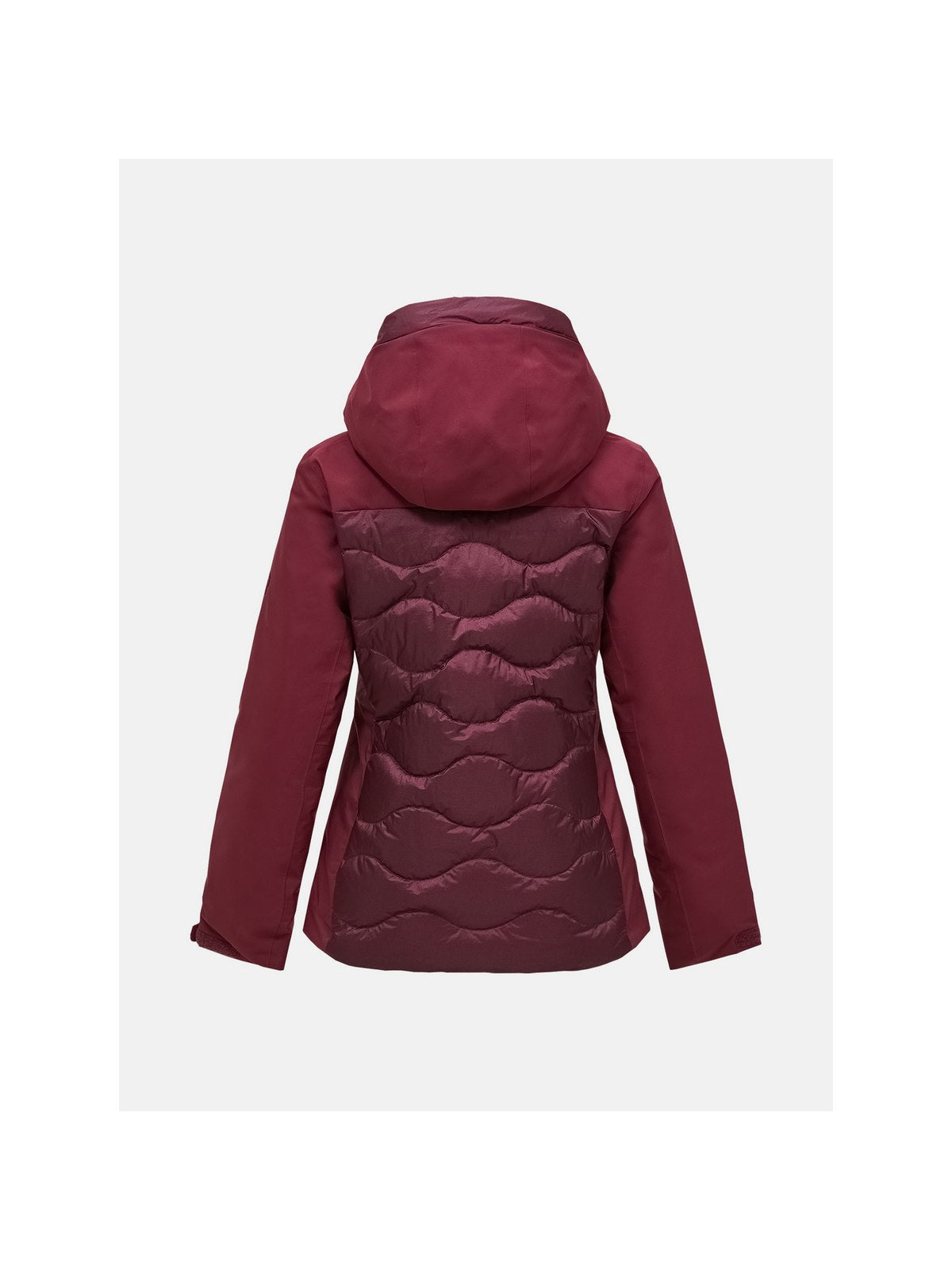 Kurtka narciarska damska PEAK PERFORMANCE Silverchute Helium Down Jacket bordowa