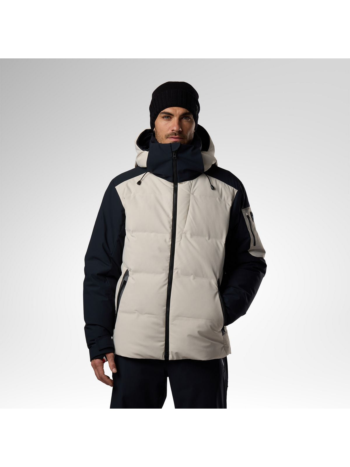 Kurtka narciarska męska ROSSIGNOL M Snowblaze Down Cb Ski Jacket szara