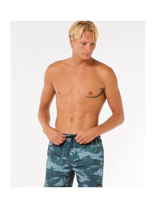Szorty kąpielowe męskie RIP CURL Dreamers Volley moro szare
