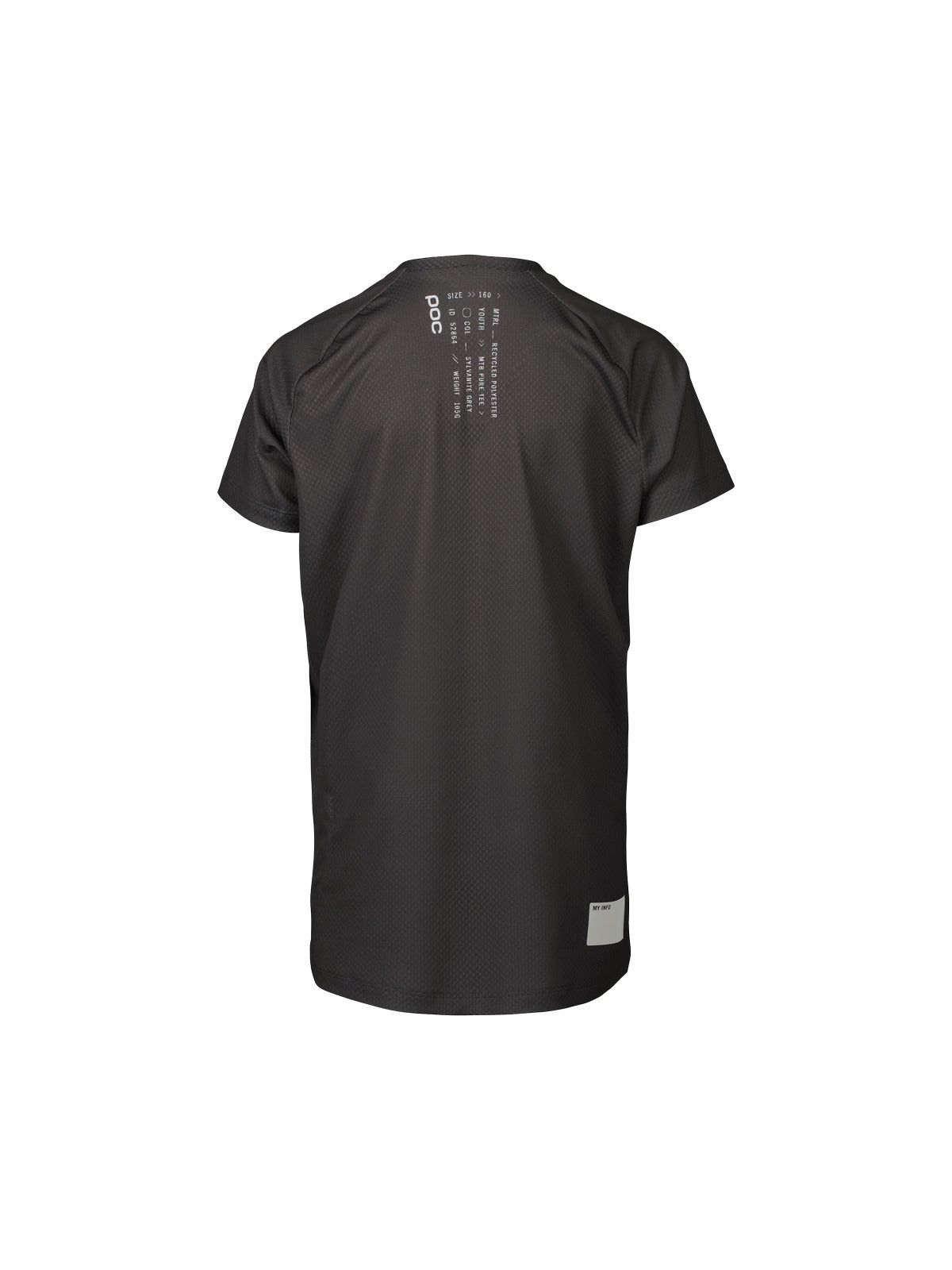 T-Shirt dziecięcy POC Y's Essential MTB Tee szary