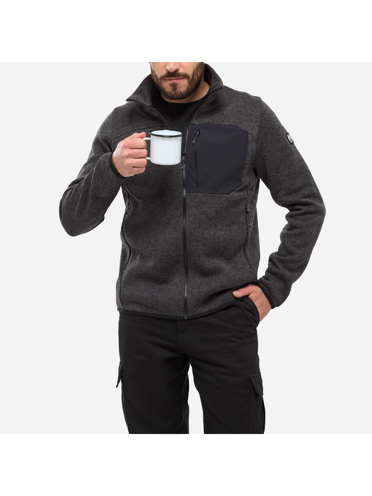 Polar MILLET M CHAMONIX KNIT JKT czarny