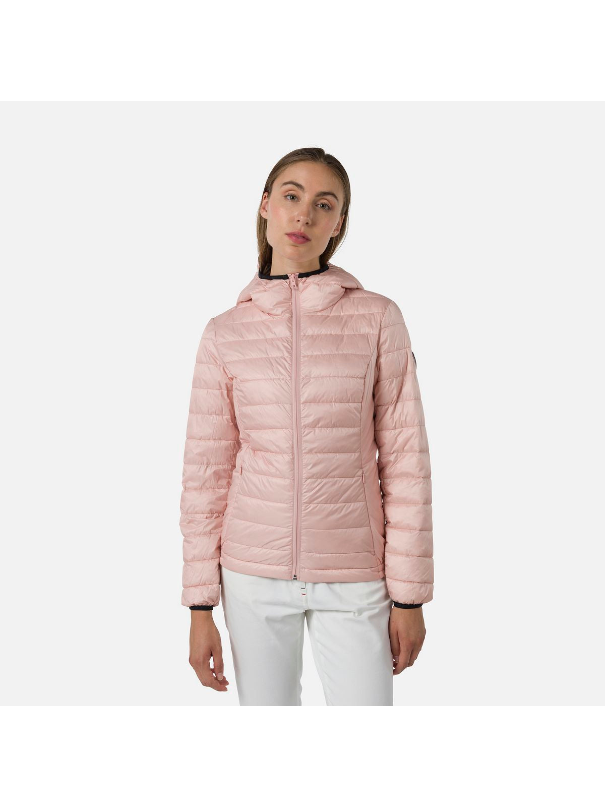 Kurtka Rossignol W Rossi Light Hood Jkt różowy