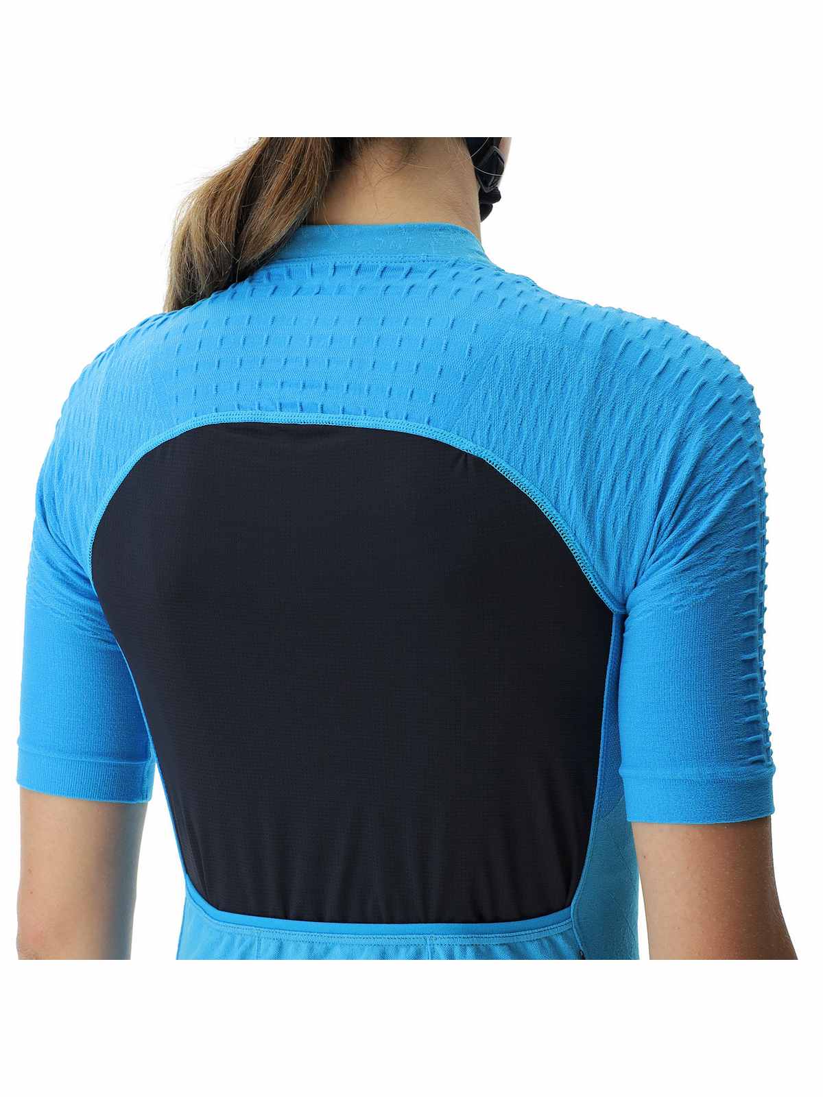 Koszulka rowerowa damska UYN Airwing Biking Shirt – turquoise/Black