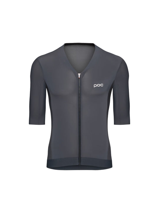 Koszulka rowerowa POC M's Raceday S/S Jersey szara
