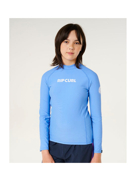 Lycra dziewczęca RIP CURL Classic Surf Ls Rashvest-Girl niebieska
