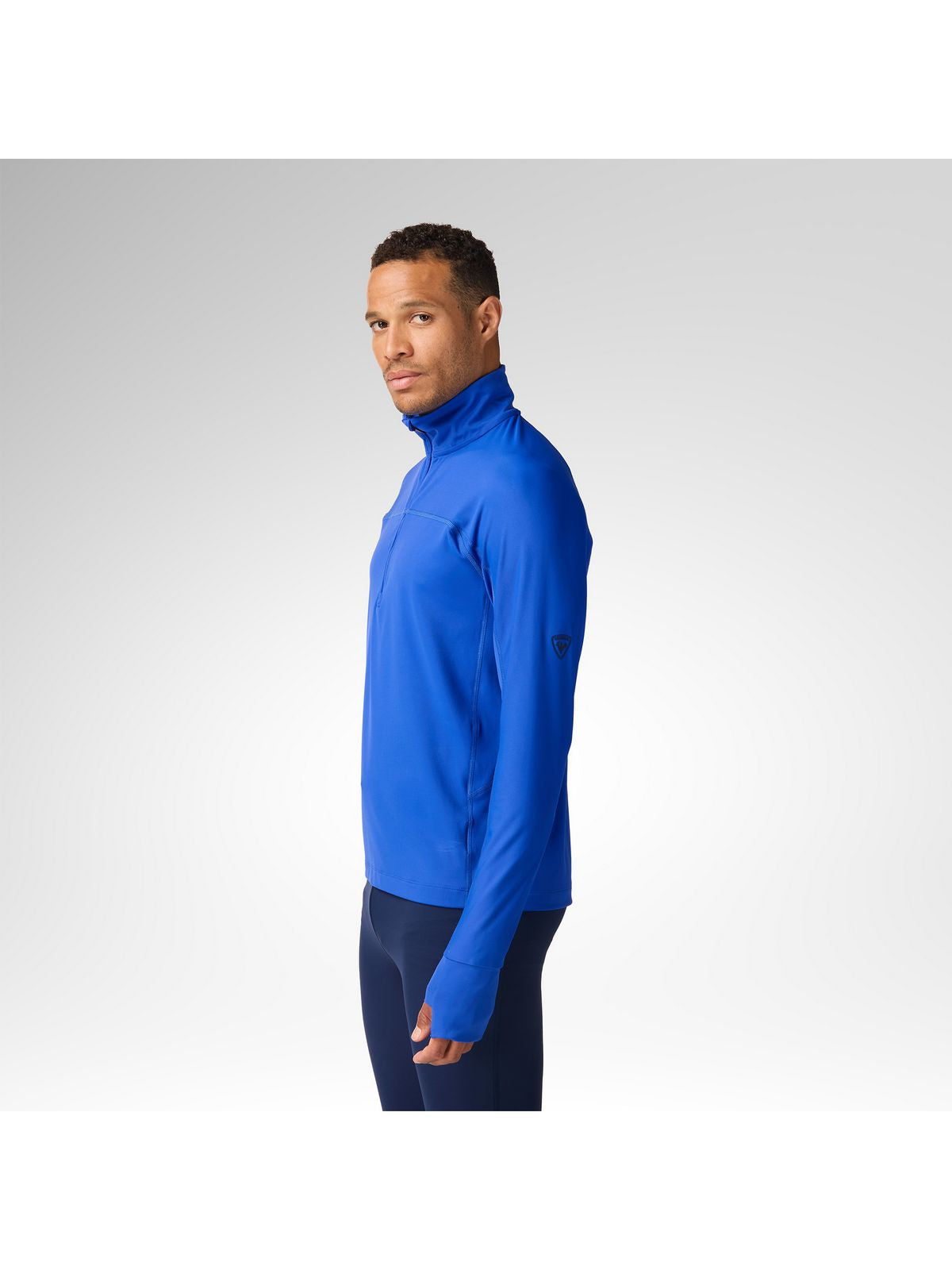 Bluza męska ROSSIGNOL M Half Zip First Layer niebieska