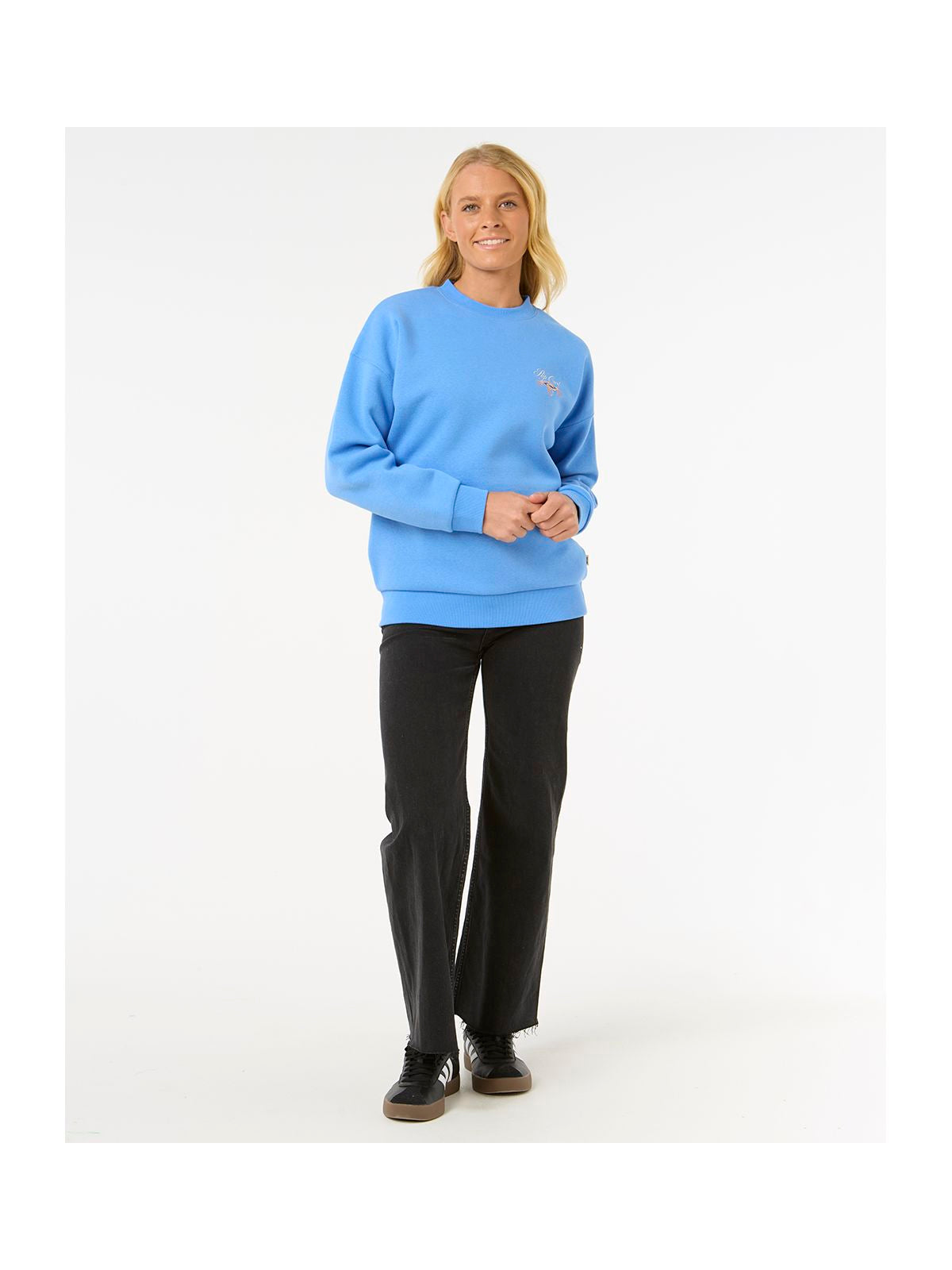 Bluza RIP CURL Hibiscus Diamond Heritage Crew niebieski