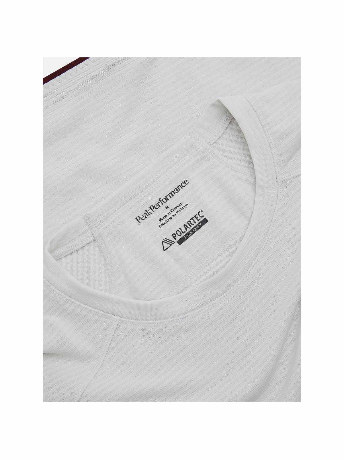 Bluza męska PEAK PERFORMANCE Freelight Polartec Power Grid Crew biała