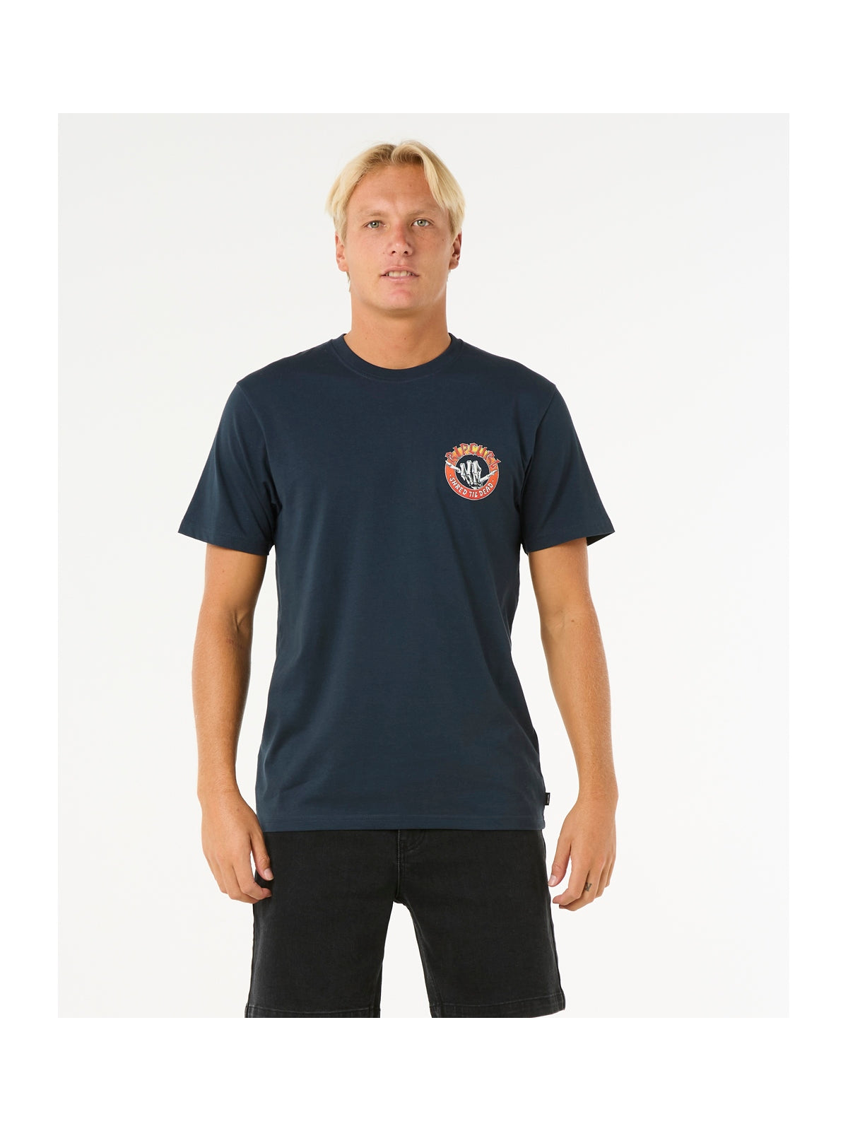 Koszulka męska RIP CURL Shred Til Tee granatowa