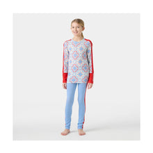 Bielizna termiczna dziecięca HELLY HANSEN JR GRAPHIC LIFA MERINO SET niebieska

