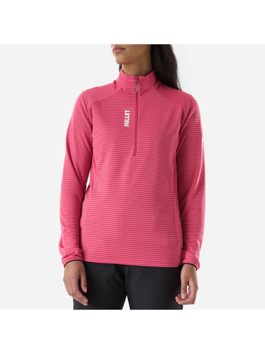 Bluza damska MILLET W Parmelan Light Fleece Po W różowa
