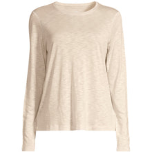 Koszulka treningowa damska CASALL Soft Texture Long Sleeve kolor beżowy

