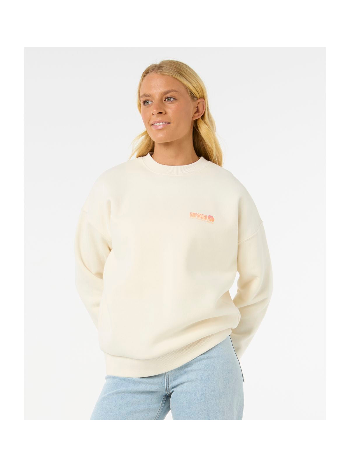 Bluza RIP CURL Ocean Tech Heritage Crew biały