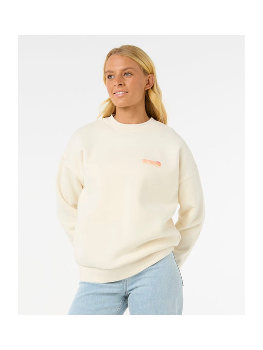 Bluza RIP CURL Ocean Tech Heritage Crew biały
