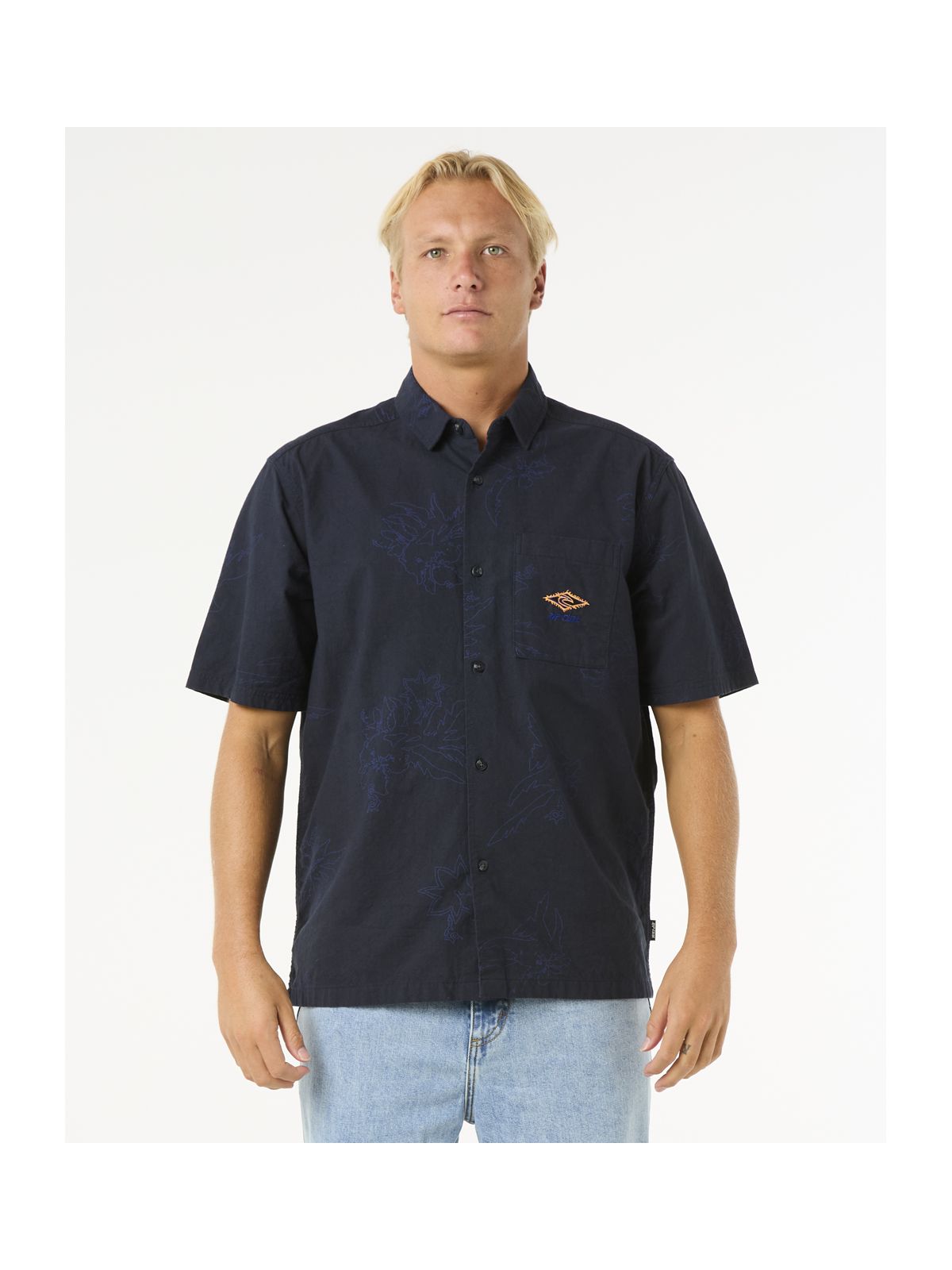 Koszula RIP CURL Raw Energy S/S Shirt czarny