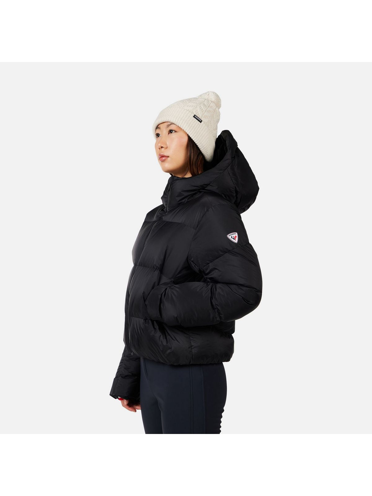 Kurtka narciarska damska ROSSIGNOL W DAILLE DOWN JKT czarna