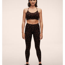 Legginsy damskie CASALL Essential Printed Tights brązowe
