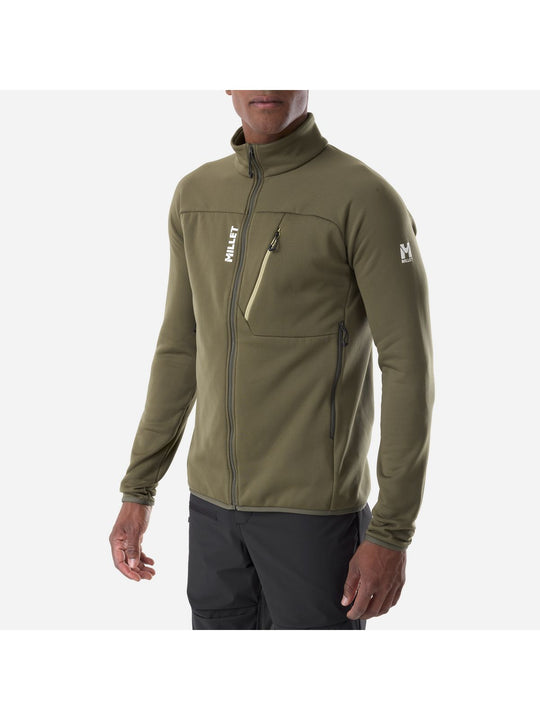 Bluza męska MILLET M Seneca Fleece Jkt M zielona
