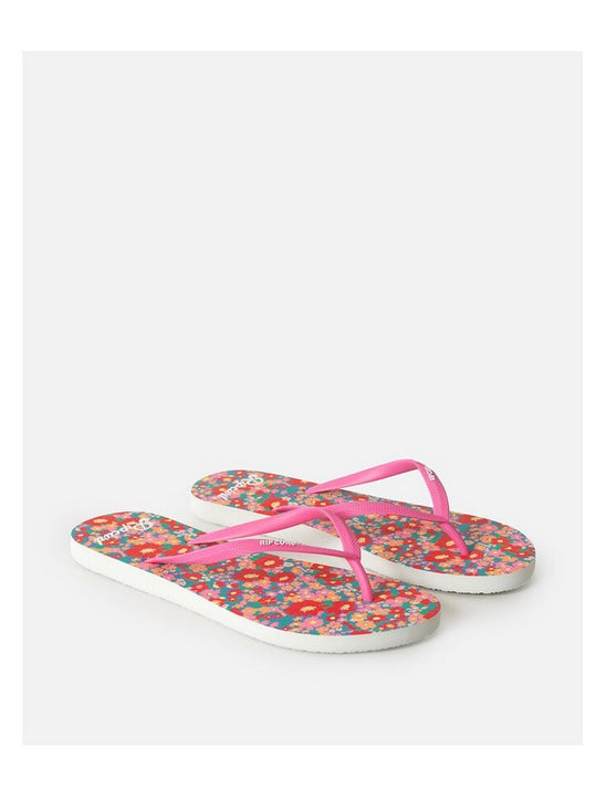 Japonki plażowe RIP CURL Mixed Bloom Open Toe różowe

