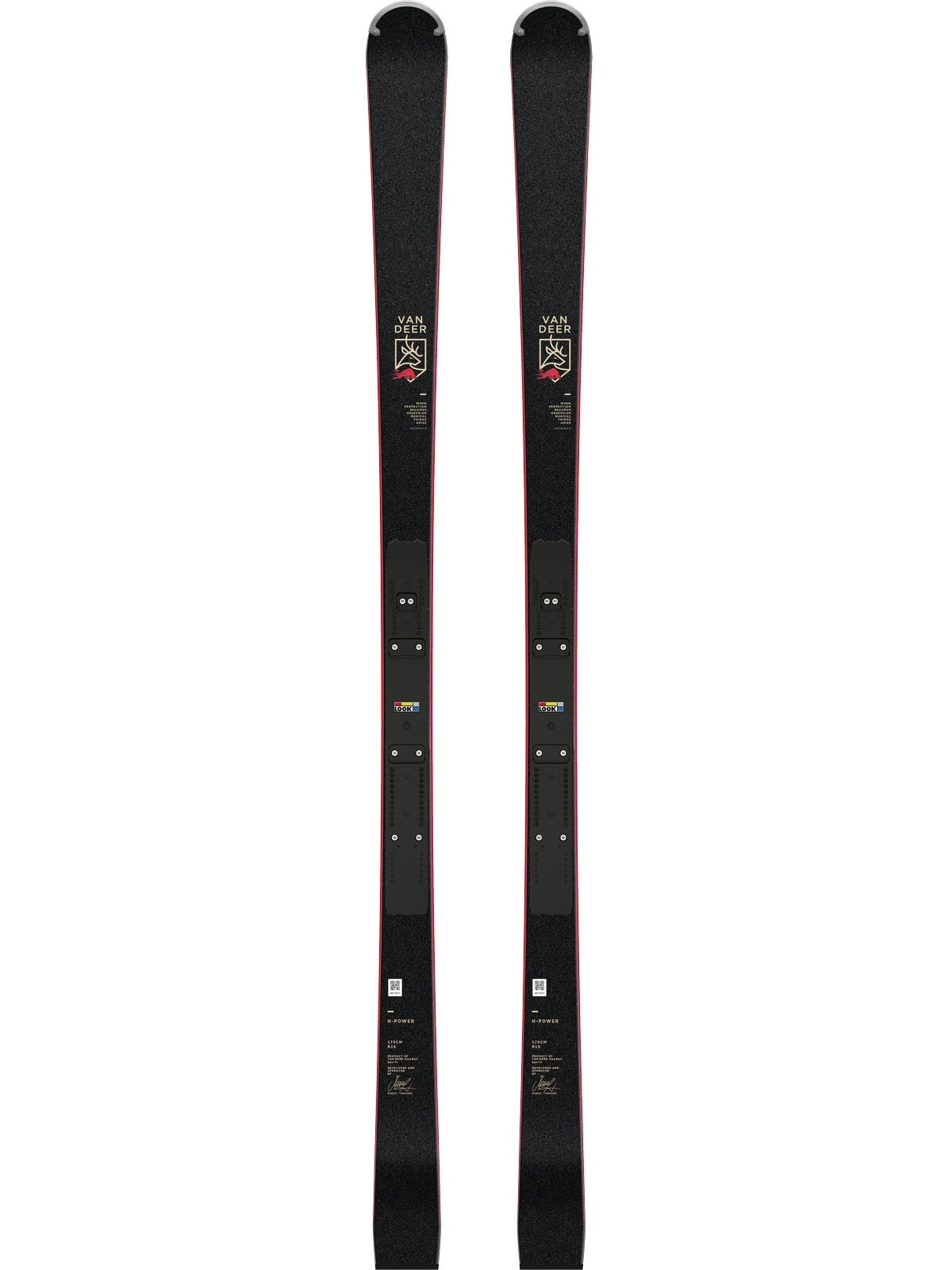 Narty VAN DEER H-POWER 68 Black (R22)