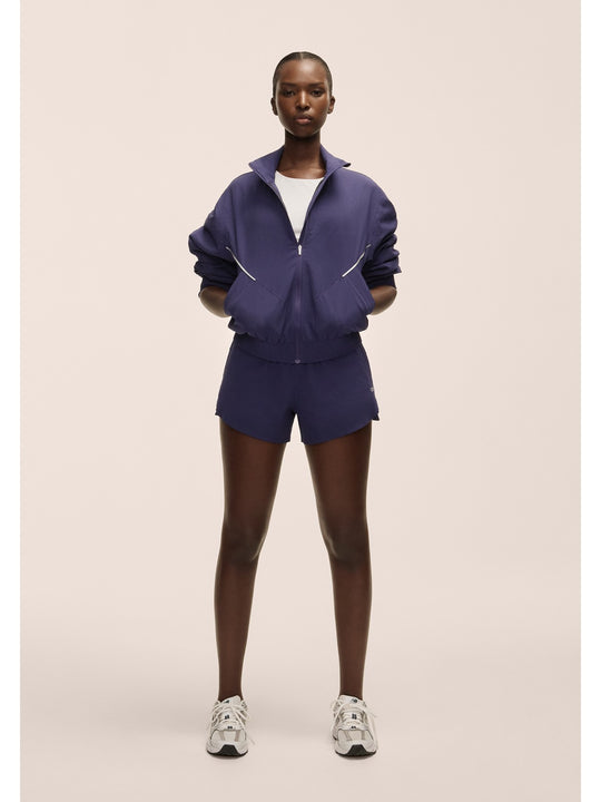 Szorty do biegania Casall Luna Textured Shorts fioletowy - Adventure Sports
