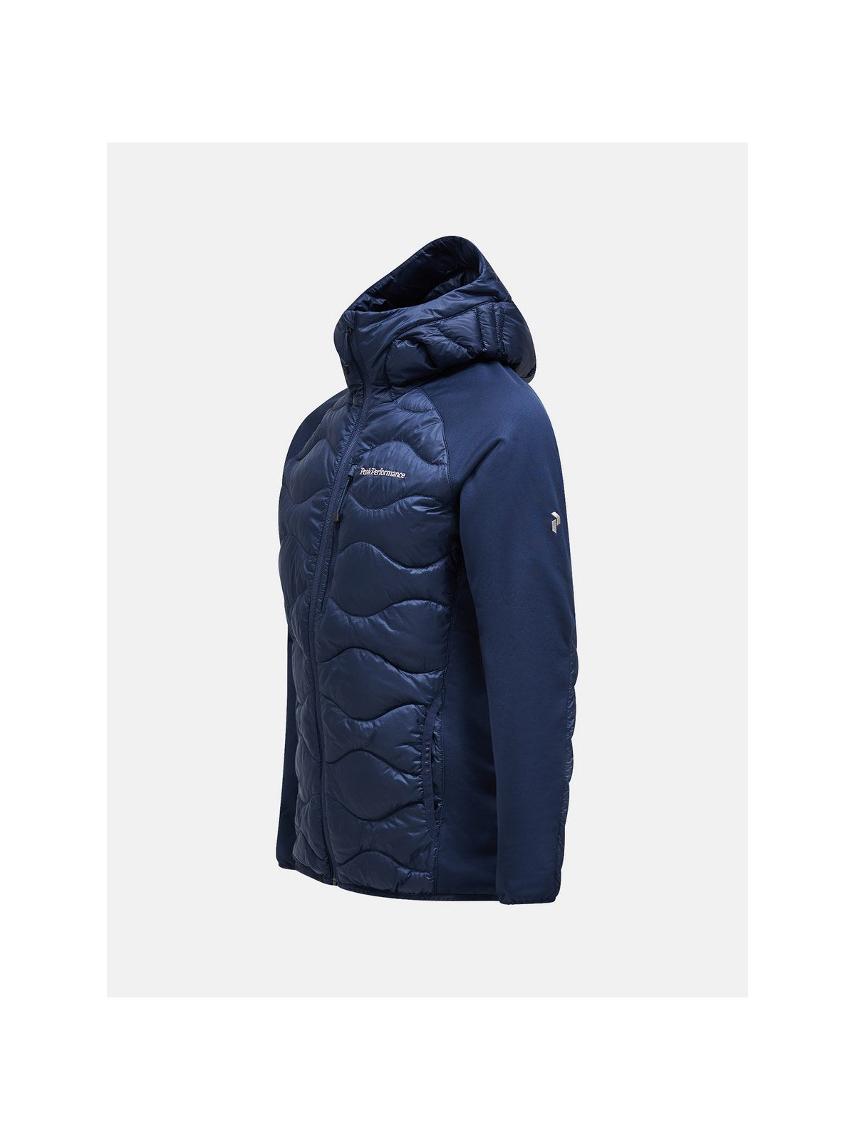 Kurtka puchowa męska Peak Performance M Helium Down Hybrid Hood granatowy
