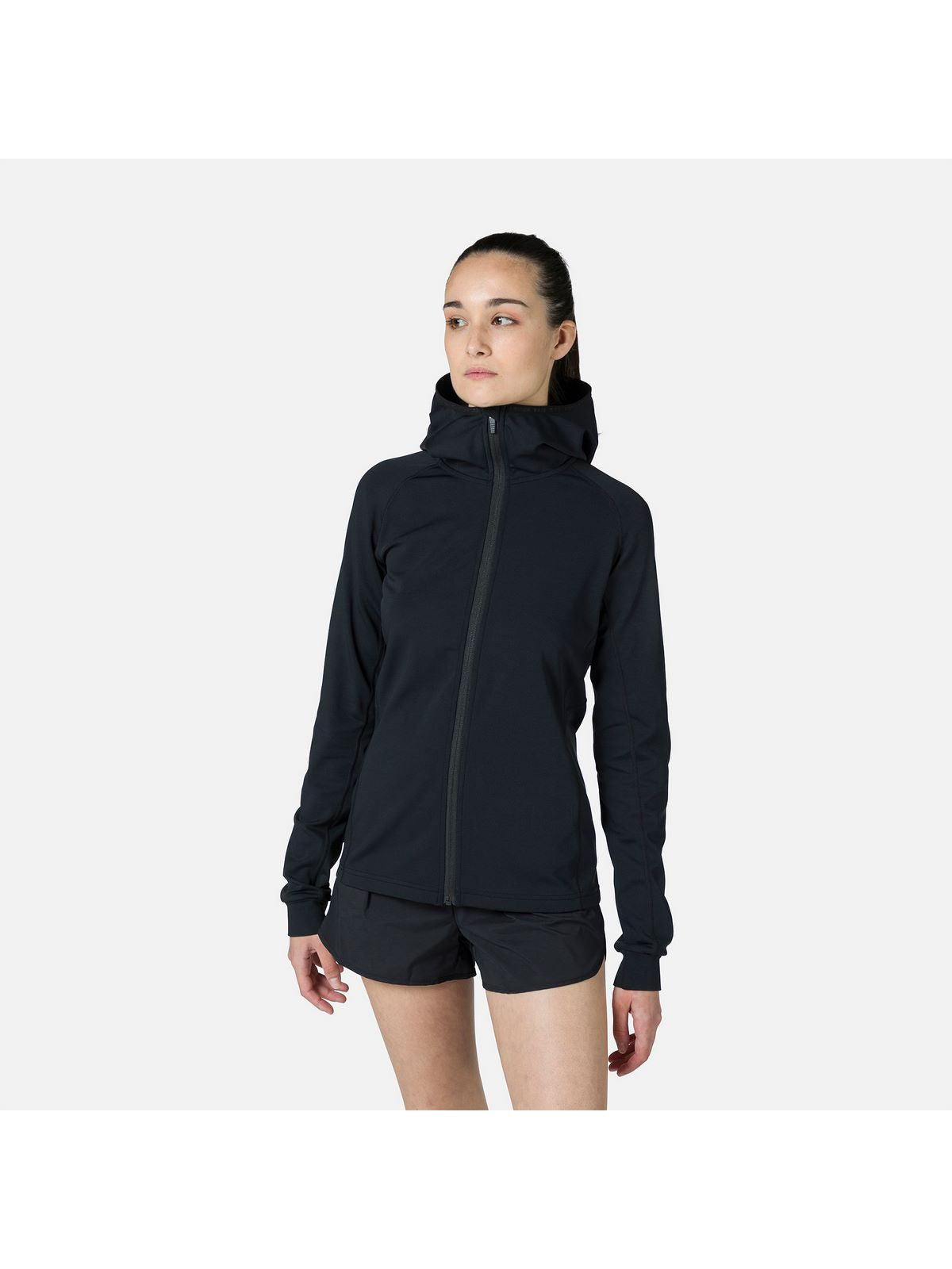 Bluza damska ROSSIGNOL W Mid Layer Thin Fz czarna