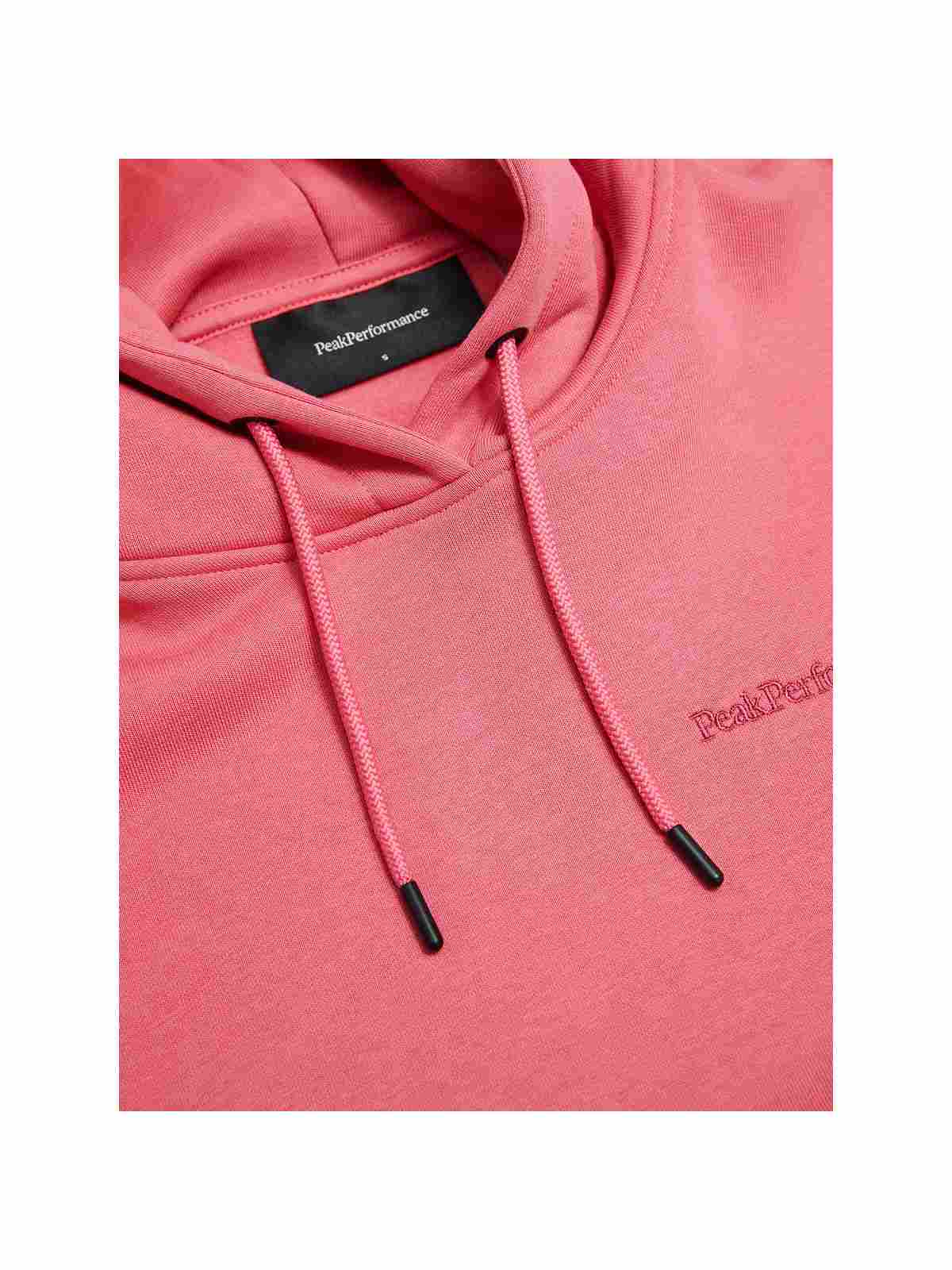 Bluza damska PEAK PERFORMANCE Original Small Logo Hood różowa