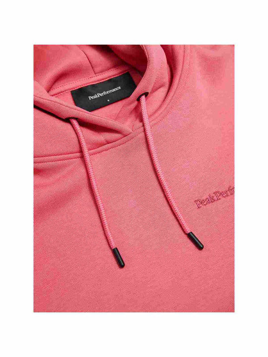 Bluza damska PEAK PERFORMANCE Original Small Logo Hood różowa
