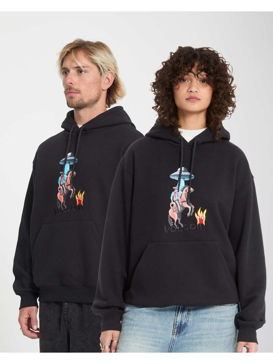 Bluza z kapturem VOLCOM Fa Mickey Mason Po 2 czarny
