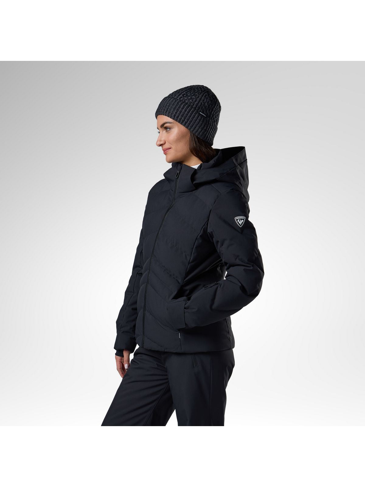 Kurtka narciarska damska ROSSIGNOL W Staci Nf Insulated Jkt czarna