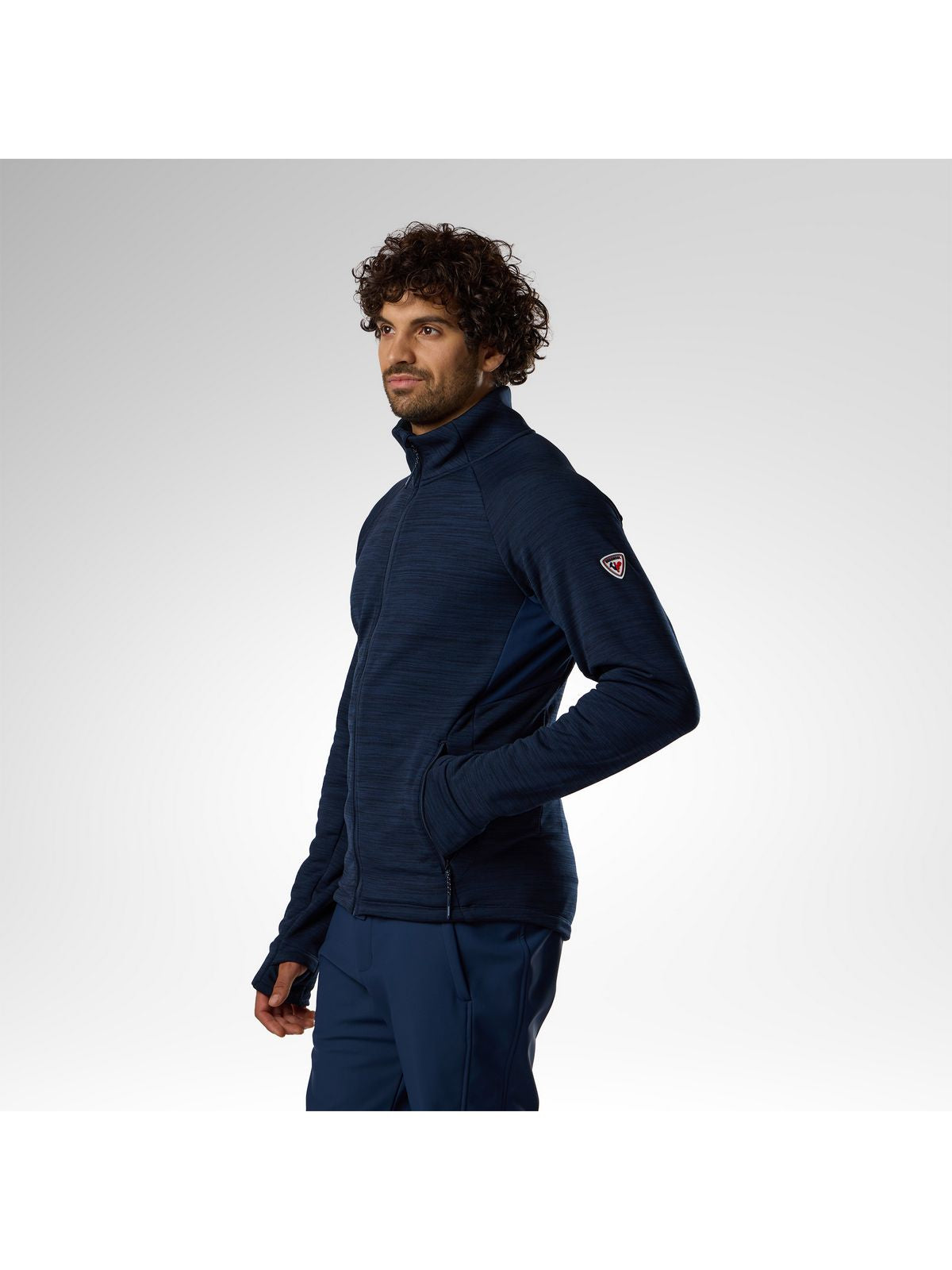 Bluza męska ROSSIGNOL M Premium Fleece Jacket niebieska