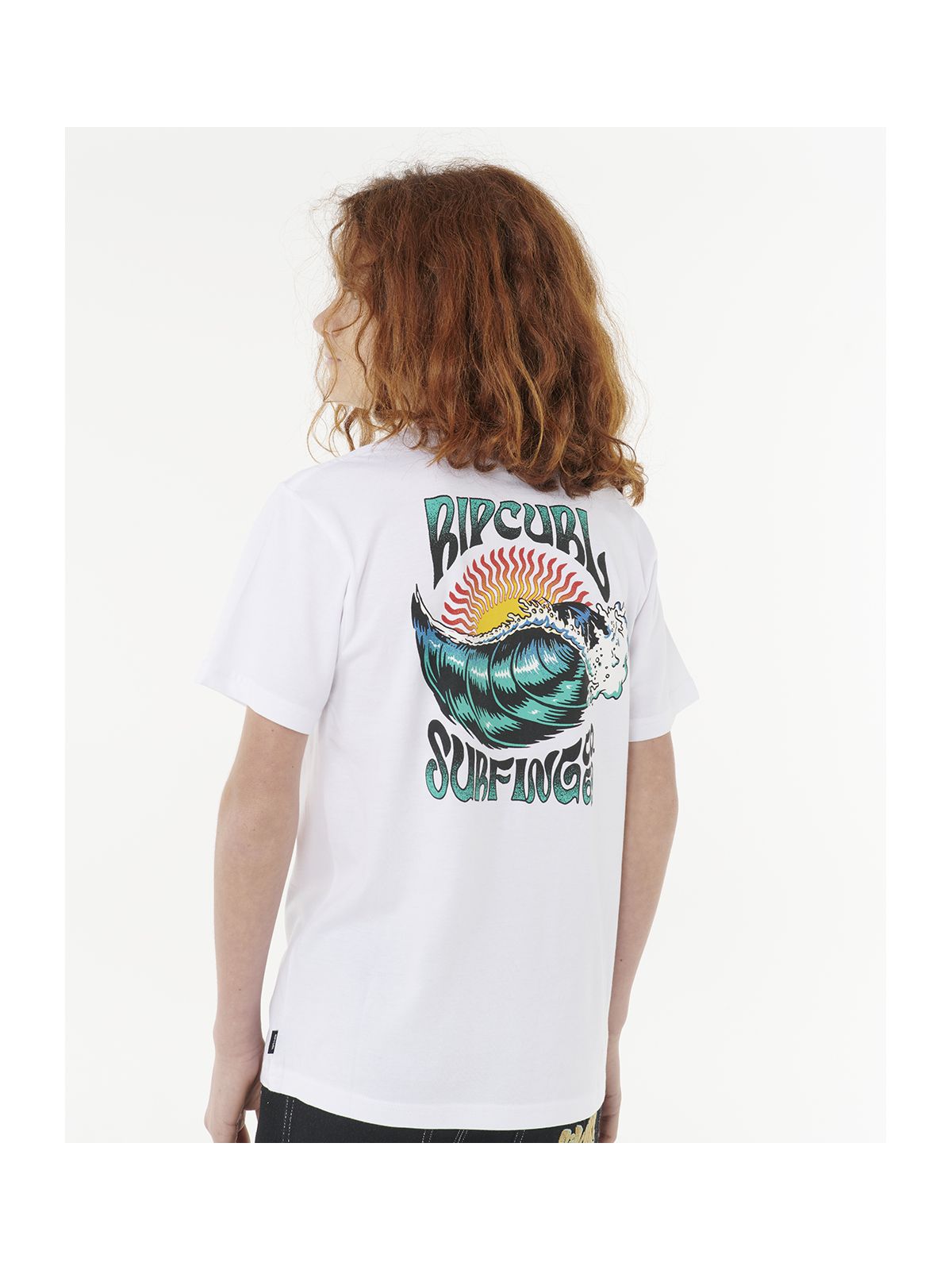 Koszulka RIP CURL HAZED & TUBED TEE-BOY biała