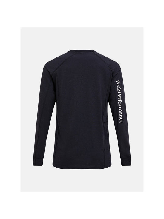 Koszulka damska rowerowa PEAK PERFORMANCE W Trail Wool Blend LS czarna
