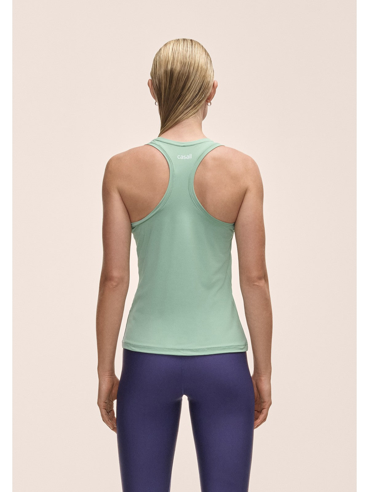 Koszulka treningowa damska Casall Essential Racerback Tank zielony